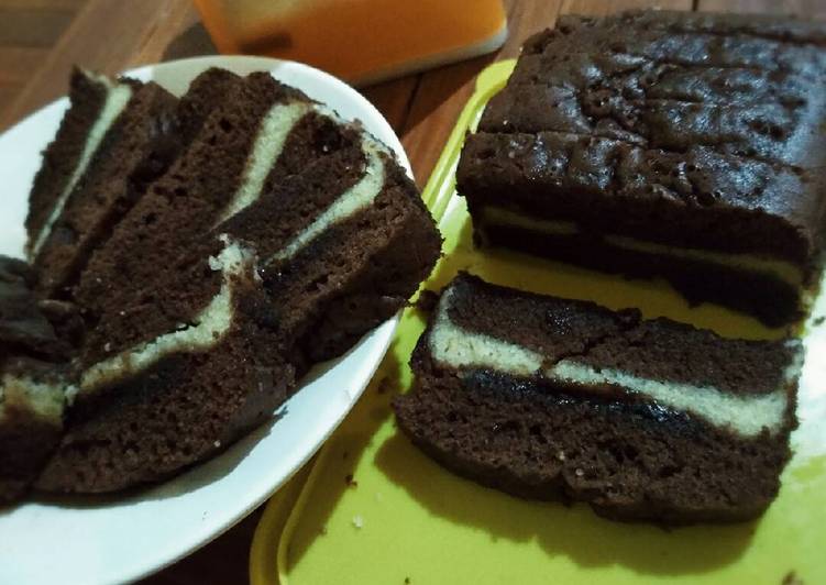 resep makanan Brownies kukus pakai blender dg white chocolate