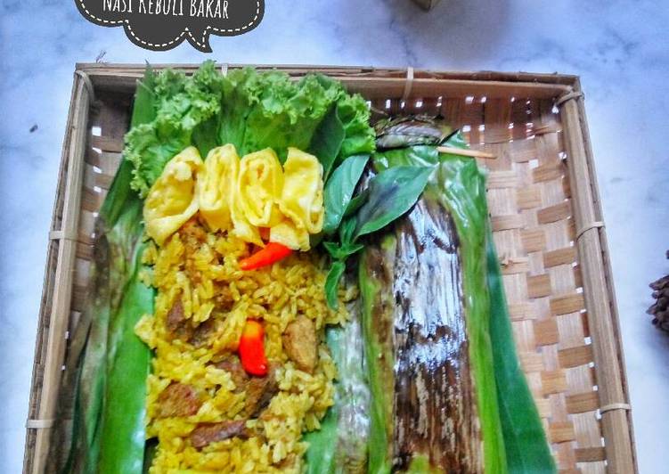 gambar untuk resep Nasi Kebuli Bakar #pr_masakanbungkusdaun