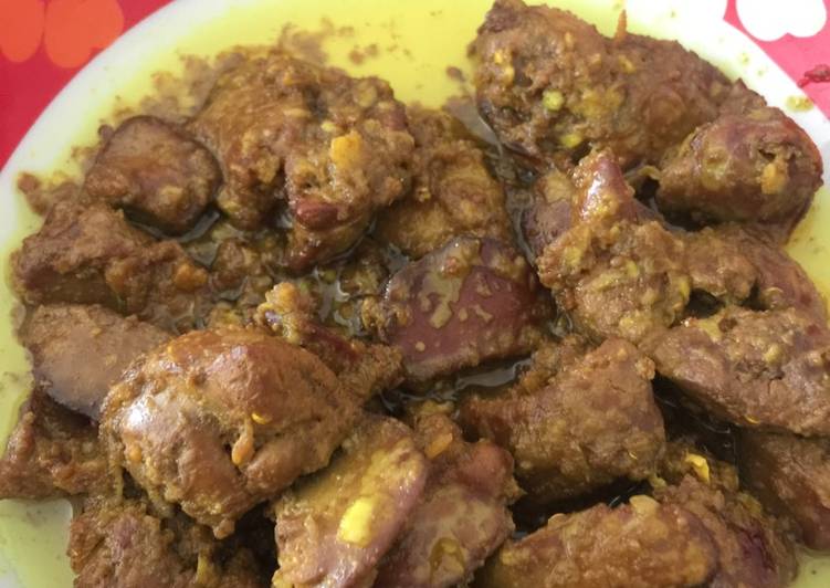 resep masakan Ati rempelo bumbu ukep