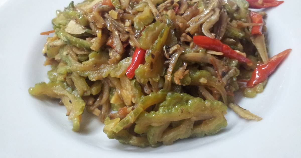 3 resep tumis sayur pare vs teri enak dan sederhana Cookpad