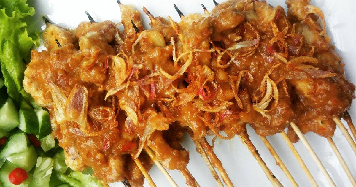 56 resep sate bumbu kacang santan enak dan sederhana Cookpad