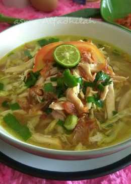 Soto ayam kuah kuning