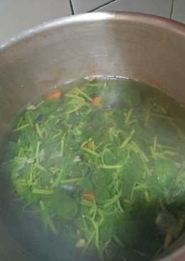 Sayur bayam sederhana