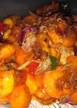 Udang asam manis