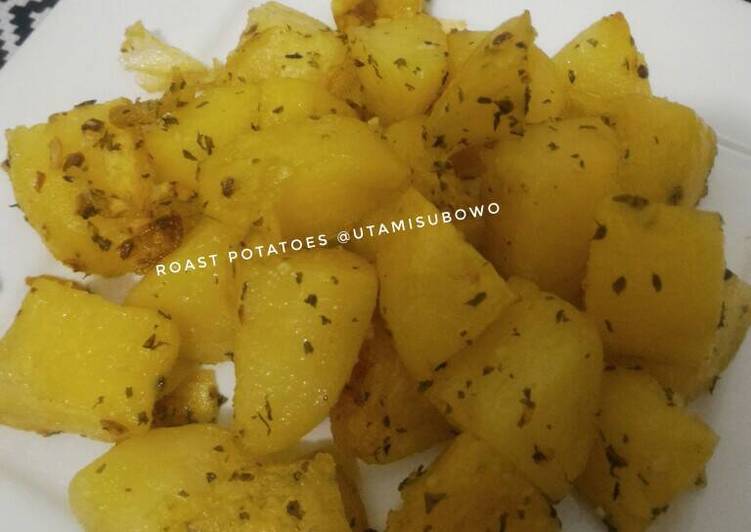 gambar untuk resep Roast potatoes / kentang panggang