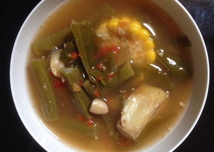 resep Sayur Asem seger greget ^^