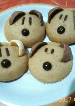 Cookies Bentuk Dog untuk Natal