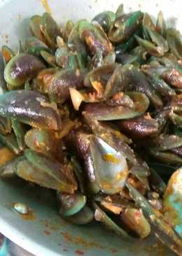 Kerang hijau saus padang