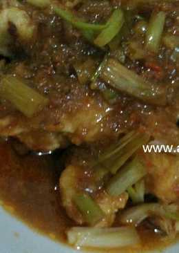 Ikan Dory fillet goreng tepung sambel pedas manis