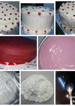 Kue Ultah "Red Velvet Kukus" Source from IG