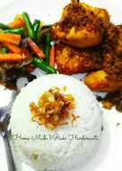 Ayam Goreng Bumbu Lengkuas & Nasi Uduk