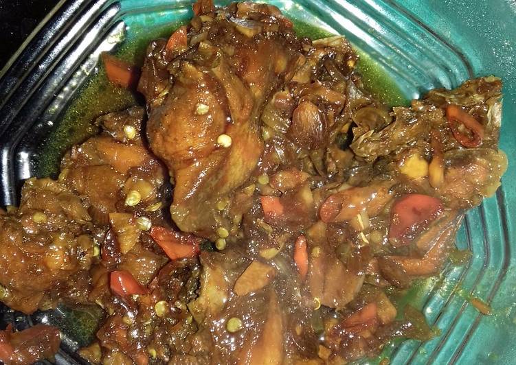 Resep Ayam kecap pedas manis