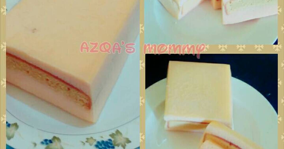 Resep Cake puding nutrisari alaa azqa's mommy