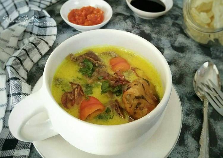 gambar untuk resep makanan Soto Medan