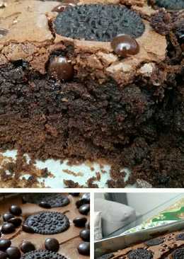 Crunchy Melted Choco Oreo Brownis