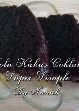 BOLU KUKUS COKLAT SUPER SIMPLE (Tanpa Mixer, Tanpa Telur)