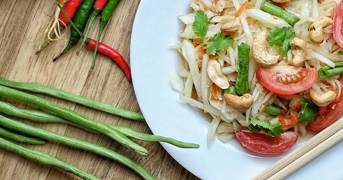 Resep Som Tam Atau Papaya Salad Dapur  Kreasi