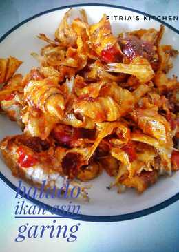 Balado Ikan Asin Garing