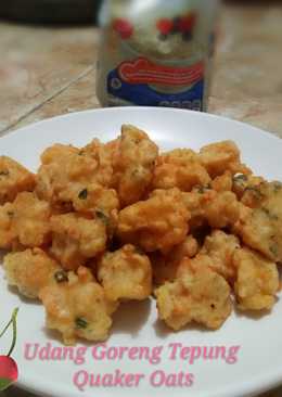 Udang Goreng Tepung with Quaker Oats