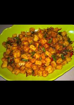 Tahu pedas krispi mantapp
