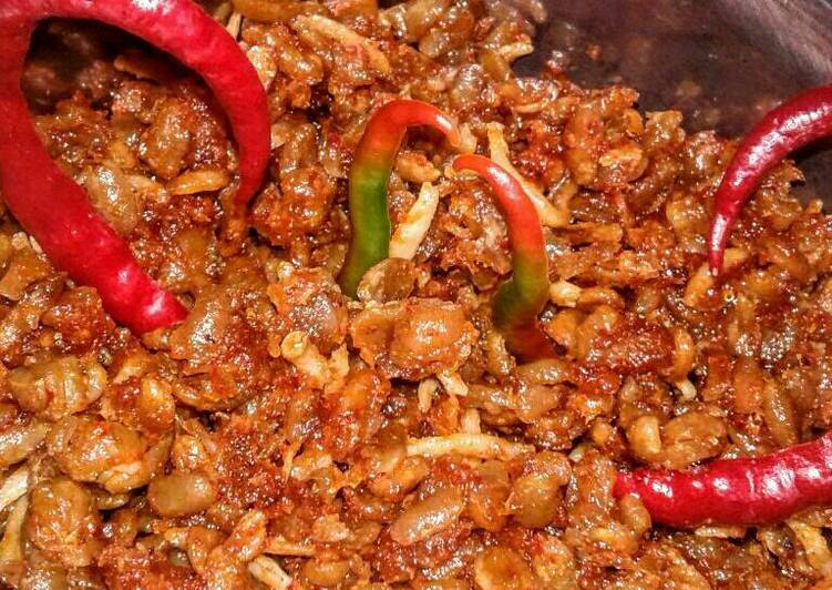 gambar untuk resep makanan Sambal tempe teri nasi