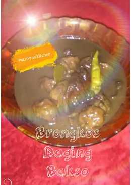 Brongkos Daging ala Warung Ijo Bu Padmo, Sleman - Jogja