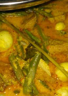 Sayur buncis tahu telor puyuh