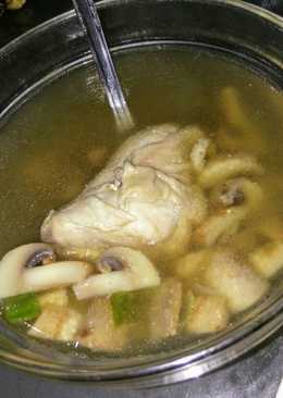 Sup ayam jamur blackpepper