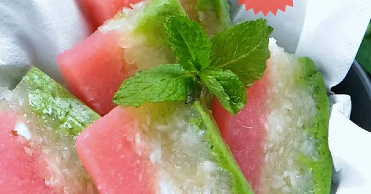  Resep   SINGKONG PELANGI agar lumut  oleh Aning Han Cookpad