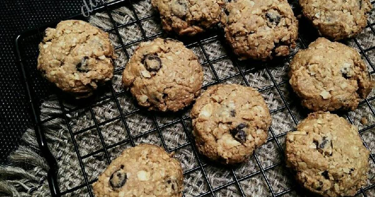 1 resep oatmeal cookies renyah #pr kuekering enak dan 