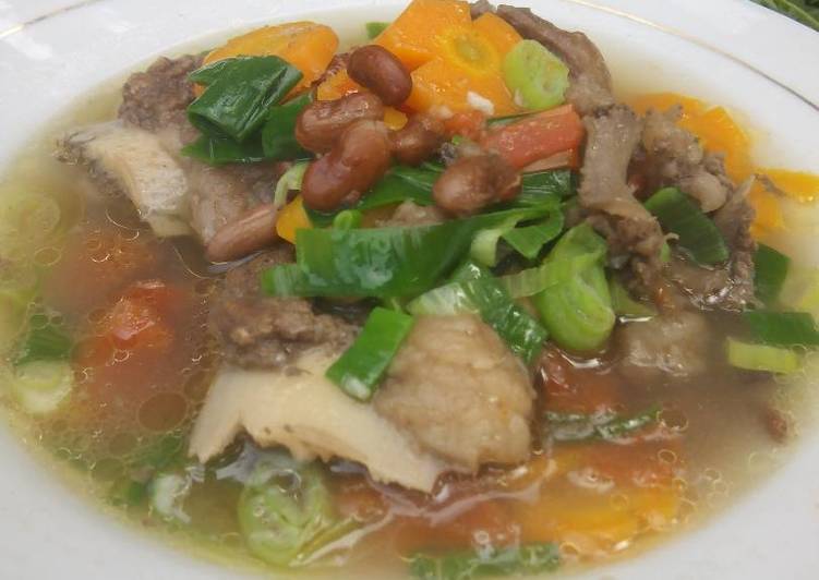 resep masakan Sop balungan kacang merah berempah