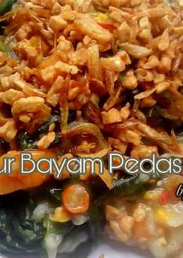 Bubur Bayam Pedas Rawit