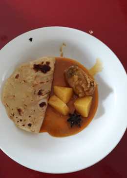 Indian roti and curryð