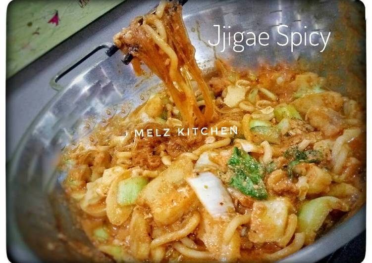 resep lengkap untuk Jjigae Spicy (Korean Soup)