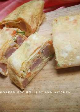 Gyeran mari (korean egg roll)