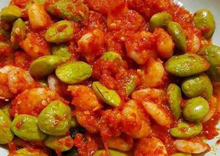 resep masakan Sambal Udang Petai Pedas