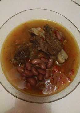 Sup Kacang Merah Iga Asam Manis