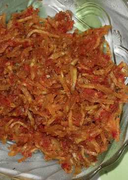 Balado pisang muda