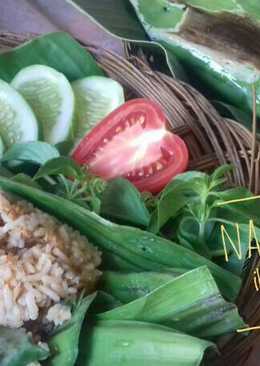 Nasi bakar ikan tongkol (#pr_masakanbungkusdaun)