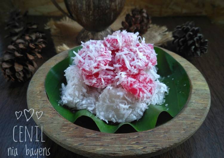 resep Cenil aci merah putih