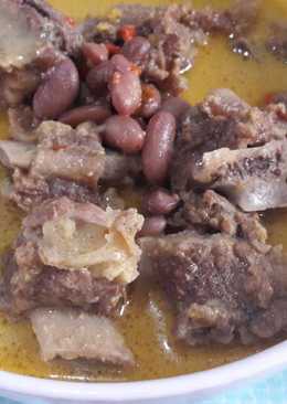 Gulai Iga kacang merah