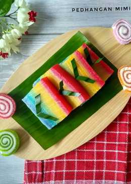 Kue Lapis Sagu Rainbow