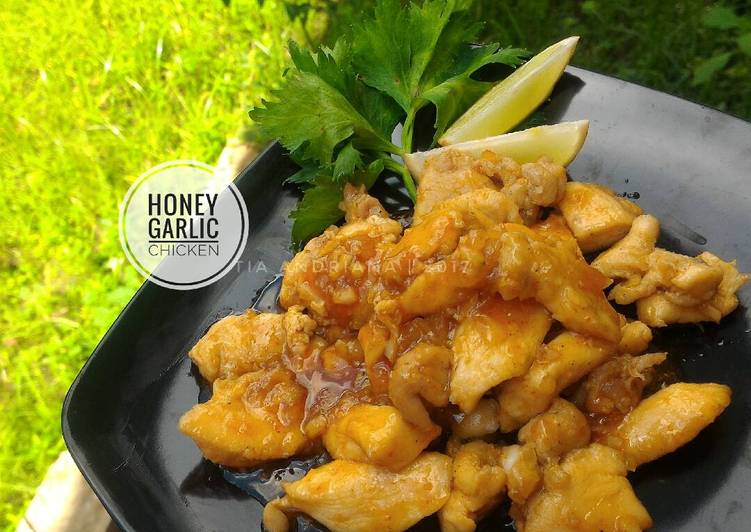 resep Honey Garlic Chicken / Ayam Saus Madu