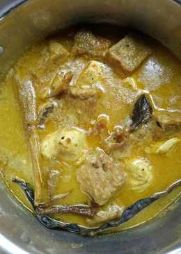 Opor ayam kampung tahu tempe