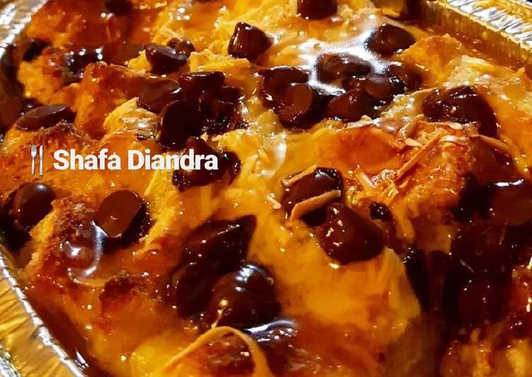 resep Hot Caramel Bread Pudding (baked)