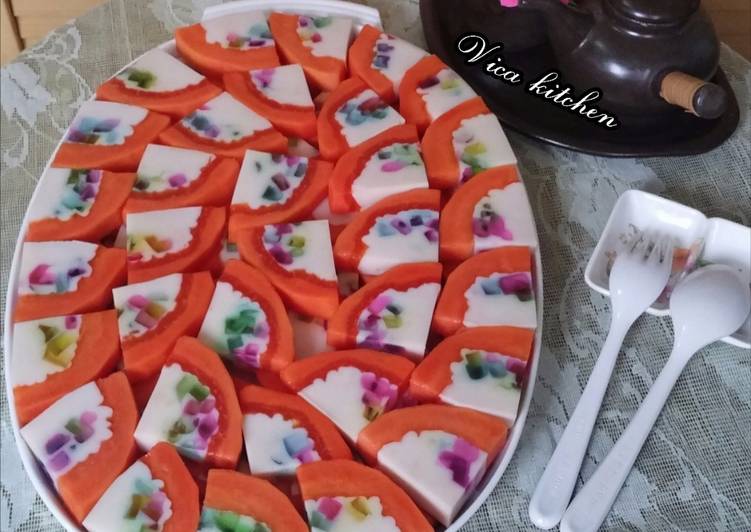 resep makanan Puding pepaya