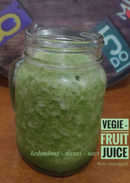 Jus KNS : Kedondong Nanas Sawi