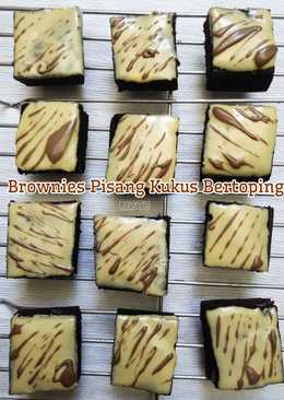 Brownies Pisang Kukus Bertoping