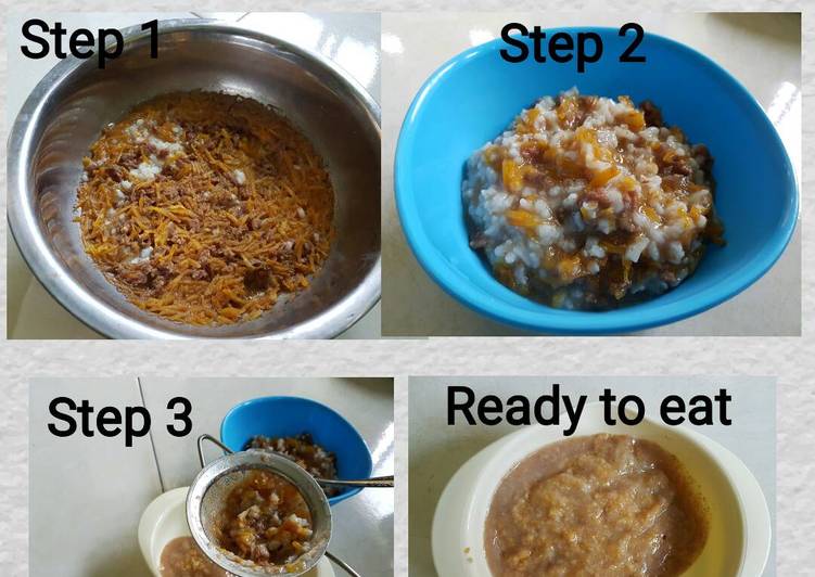 gambar untuk resep Bubur Tim Bayi