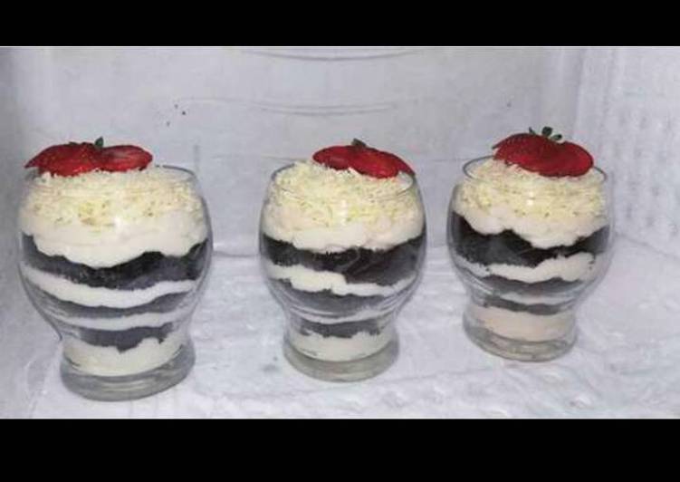 gambar untuk cara membuat Oreo chesse lumer